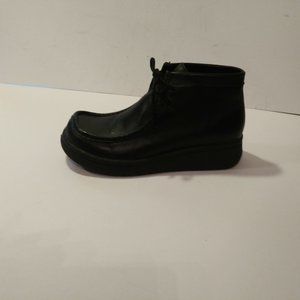 River Land Boots & Shoes - Chukka boots, black leather, size 10.